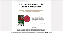 Desktop Screenshot of jamesbonddrinks.com