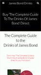 Mobile Screenshot of jamesbonddrinks.com